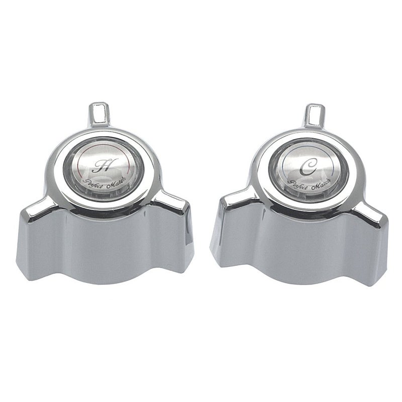 Danco 88089 Hot/Cold Handles for Crane Faucets, Chrome - Image 1